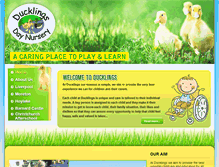 Tablet Screenshot of ducklingsdaynursery.com